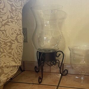 Princess House Crystal Vase with stand